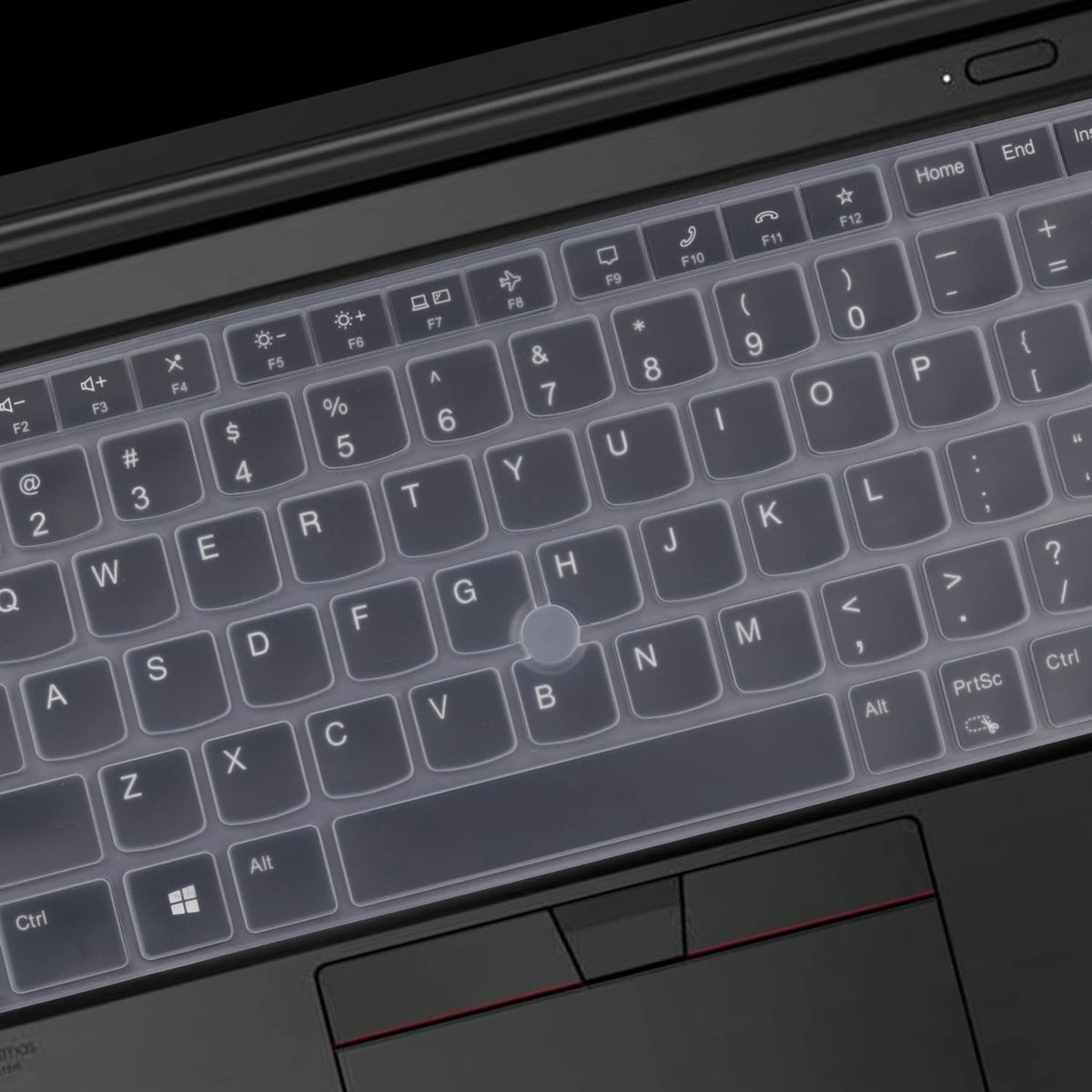 Keyboard Cover for Lenovo Thinkpad x1 Carbon Gen 11/10 14", ThinkPad X1 Yoga Gen 8/7, ThinkPad T14 T14s L14 P14s Gen 4/3, Thinkpad E14 Gen 6/5 (Not Fit T14 L14 P14s Gen 6/5/3/2/1, E14 Gen 7)-Black