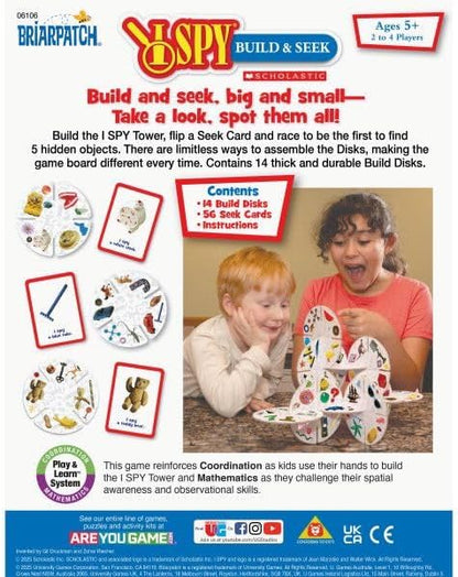 Briarpatch, I SPY Build & Seek Game, Based on Book Series I SPY, Early Learning Game, Seek-and-Find Activity, Kid's Gift