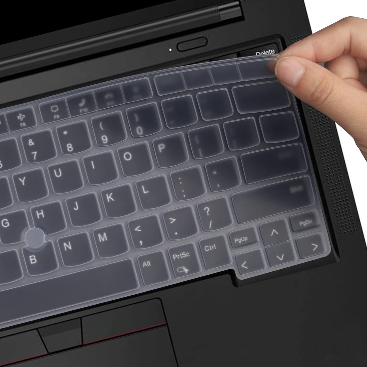 Keyboard Cover for Lenovo Thinkpad x1 Carbon Gen 11/10 14", ThinkPad X1 Yoga Gen 8/7, ThinkPad T14 T14s L14 P14s Gen 4/3, Thinkpad E14 Gen 6/5 (Not Fit T14 L14 P14s Gen 6/5/3/2/1, E14 Gen 7)-Black