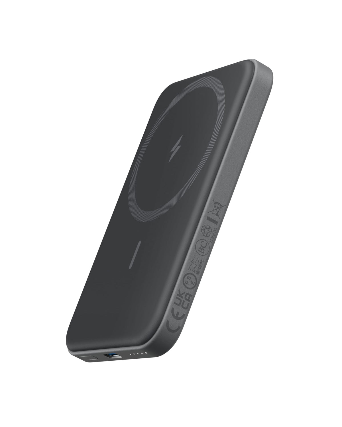 Anker 621 Magnetic Portable Charger (MagGo), 5,000mAh Wireless Power Bank with USB-C Cable, Magsafe-Compatible Battery Pack for iPhone 16/15/14/13/12 Series