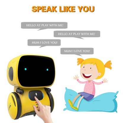 98K Robot Toys for Girls and Boys Rechargeable, Touch and Voice Control Robots Interactive Talking Smart Partner and Teacher with Singing, Dancing, STEM Toy Gifts for Kids Age 3 and Up
