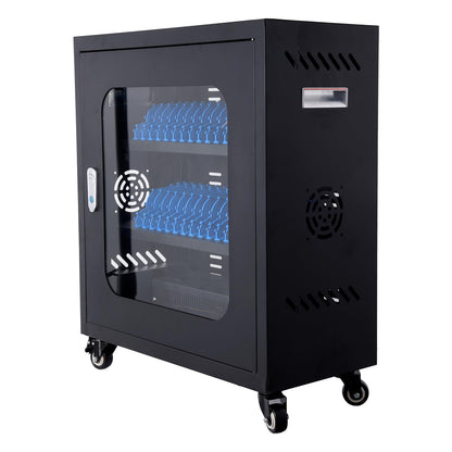 30 Device Mobiles Phone Charging Cart, Mobiles Charging Cabinet for Cell Phone, Rechargeable Cellphone Locker Storage Chargings Station, for Phones/Mini Tablets, School and Enterprise