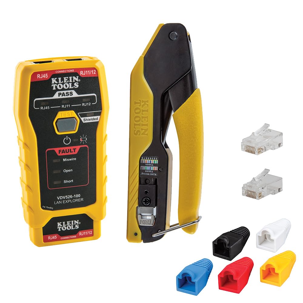 Klein Tools VDV526-100 Network LAN Cable Tester, VDV Tester, LAN Explorer with Remote