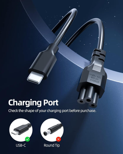 Superer Charger Fit for Lenovo Thinkpad X1 Carbon Gen 13 12 11 10 9 8 7 6 5, Yoga Gen 8 7 6 5 4 3 2, Tablet Gen 3 2, 2-in-1 Gen 10 9 Power Supply AC Adapter Cord, USB C, 65W 45W