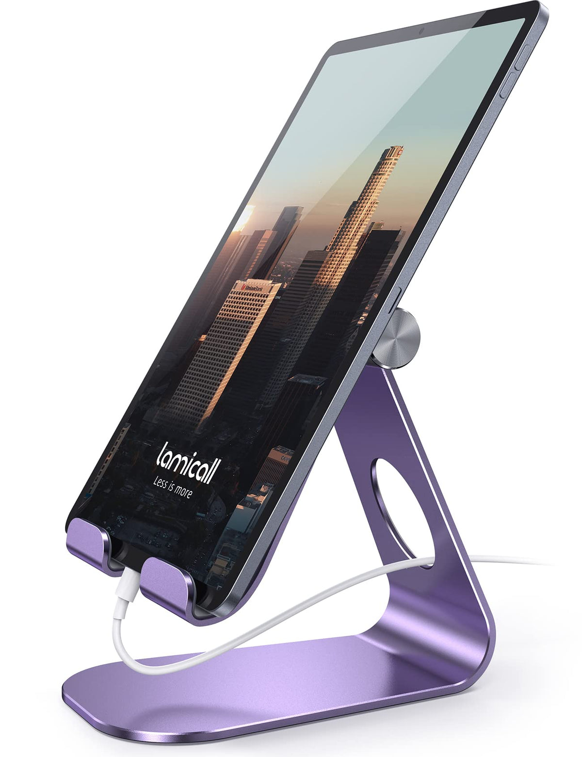 Lamicall S1 Tablet Stand, Adjustable Tablet Holder - Desktop Stand Dock Holder for 4-13" Tablet, iPad Pro 11, 9.7, 10.5, 12.9 Air Mini, Kindle, Tab, Switch, Viral Podcast Video Office Desk Accessories