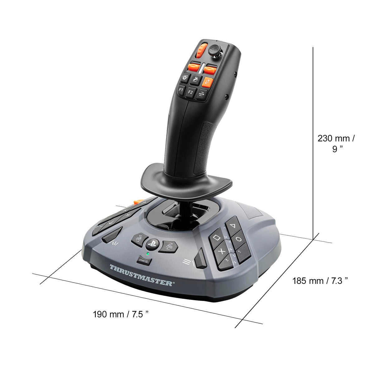 Thrustmaster SimTask FarmStick Joystick for Farming Simulator 25 on PC – Multifunctional Farming Simulator Controller with 3-Axis Precision