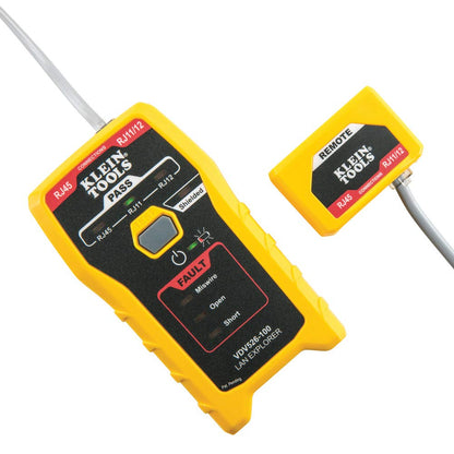 Klein Tools VDV526-100 Network LAN Cable Tester, VDV Tester, LAN Explorer with Remote