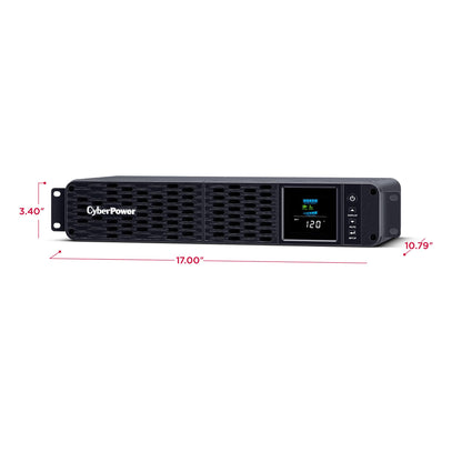 CyberPower CP1500PFCLCD PFC Sinewave UPS Battery Backup and Surge Protector, 1500VA/1000W, 12 Outlets, AVR, Mini Tower, UL Certified