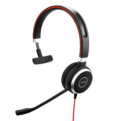 Jabra Evolve 40 Professional Wired Headset, Stereo, MS-Optimized – Telephone Headset for Greater Productivity, Superior Sound for Calls and Music, 3.5mm Jack/USB Connection, All-Day Comfort Design