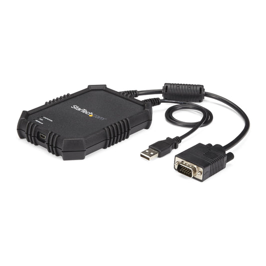 StarTech.com Portable Laptop Crash Cart Adapter, USB/VGA Analogue KVM Console, File Transfer & Video Capture, Windows/Linux/MacOS, TAA