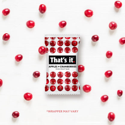 That’s it. Fun Size Fruit Bars Variety Pack (50 Pieces, 10g Each), Non-GMO, Kosher, Gluten Free, Breakfast Snacks, Allergy Friendly (Cherry-Cinnamon)