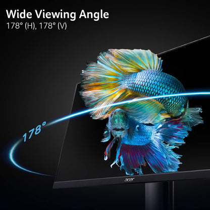 acer 21.5 Inch Full HD (1920 x 1080) IPS Ultra-Thin Zero Frame Computer Monitor (HDMI & VGA Port), SB220Q bi