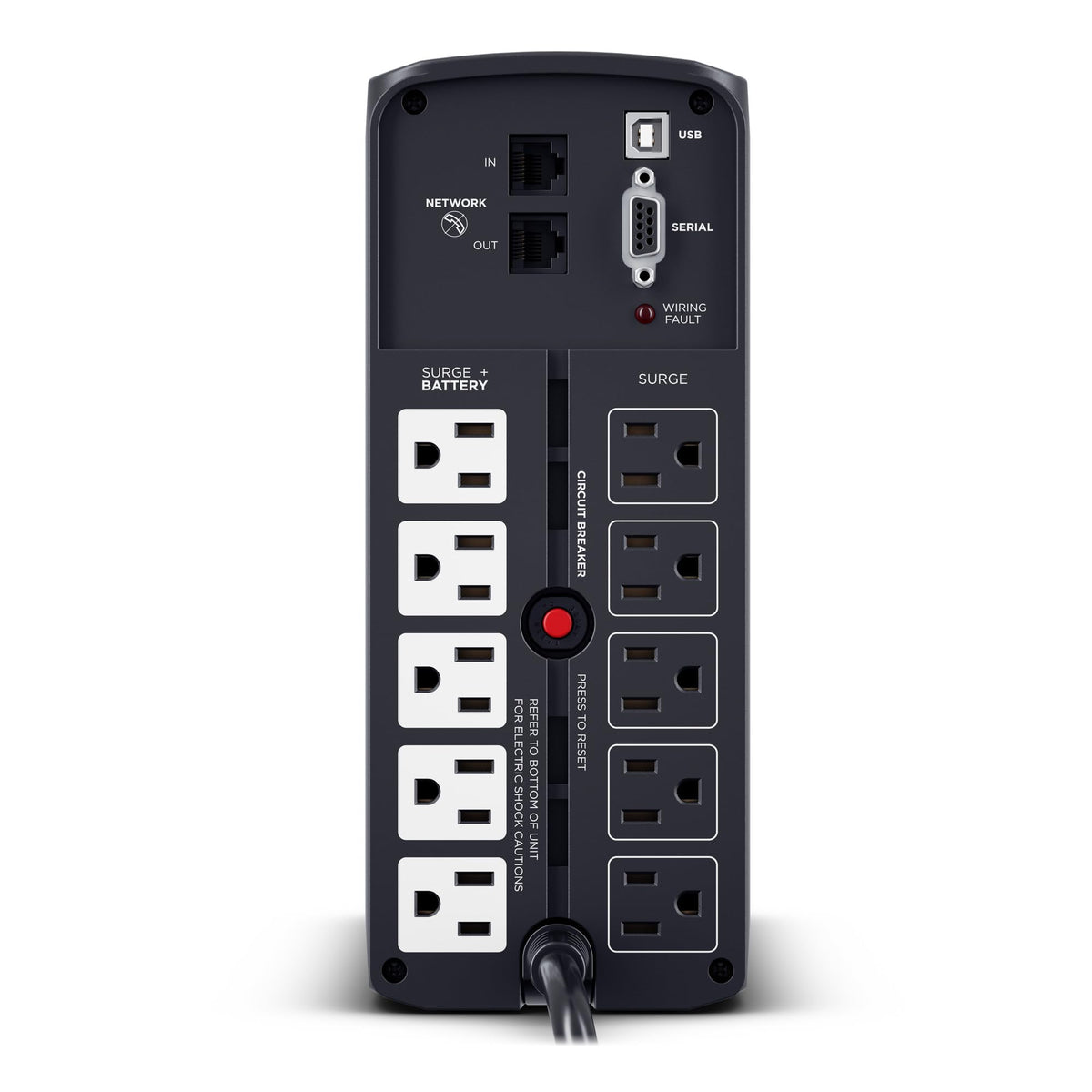 CyberPower CP1500PFCLCD PFC Sinewave UPS Battery Backup and Surge Protector, 1500VA/1000W, 12 Outlets, AVR, Mini Tower, UL Certified