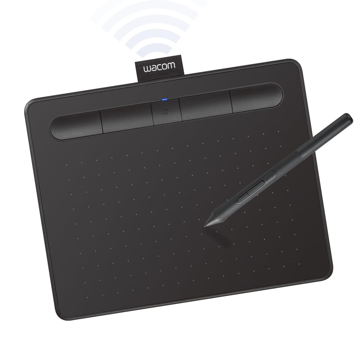 Wacom Intuos Small Graphics Drawing Tablet, Includes Training & Software; 4 Customizable ExpressKeys Compatible with Chromebook Mac Android & Windows, Black