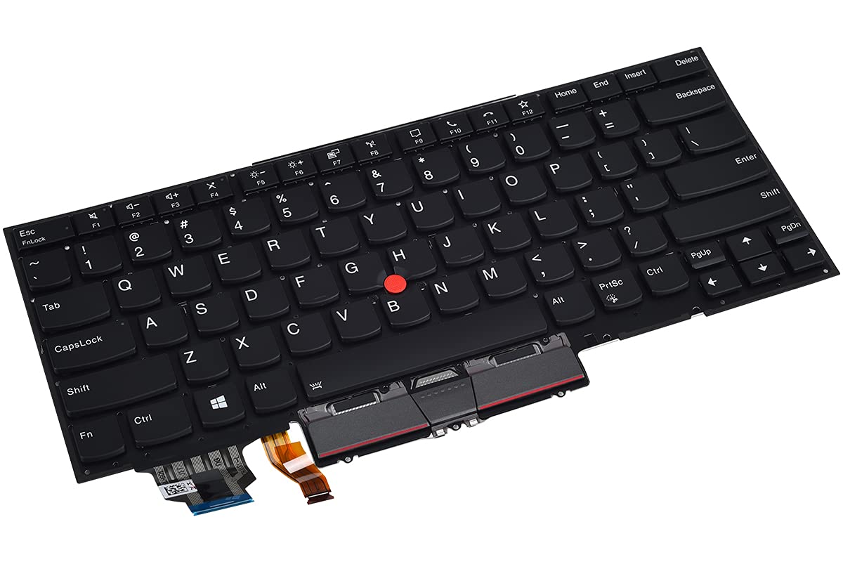 Replacement Keyboard for Lenovo ThinkPad X1 Carbon Gen 7th 2019 Gen 8th 2020, ThinkPad X1 Yoga Gen 4 Gen 5 2020 with Backlit US Layout