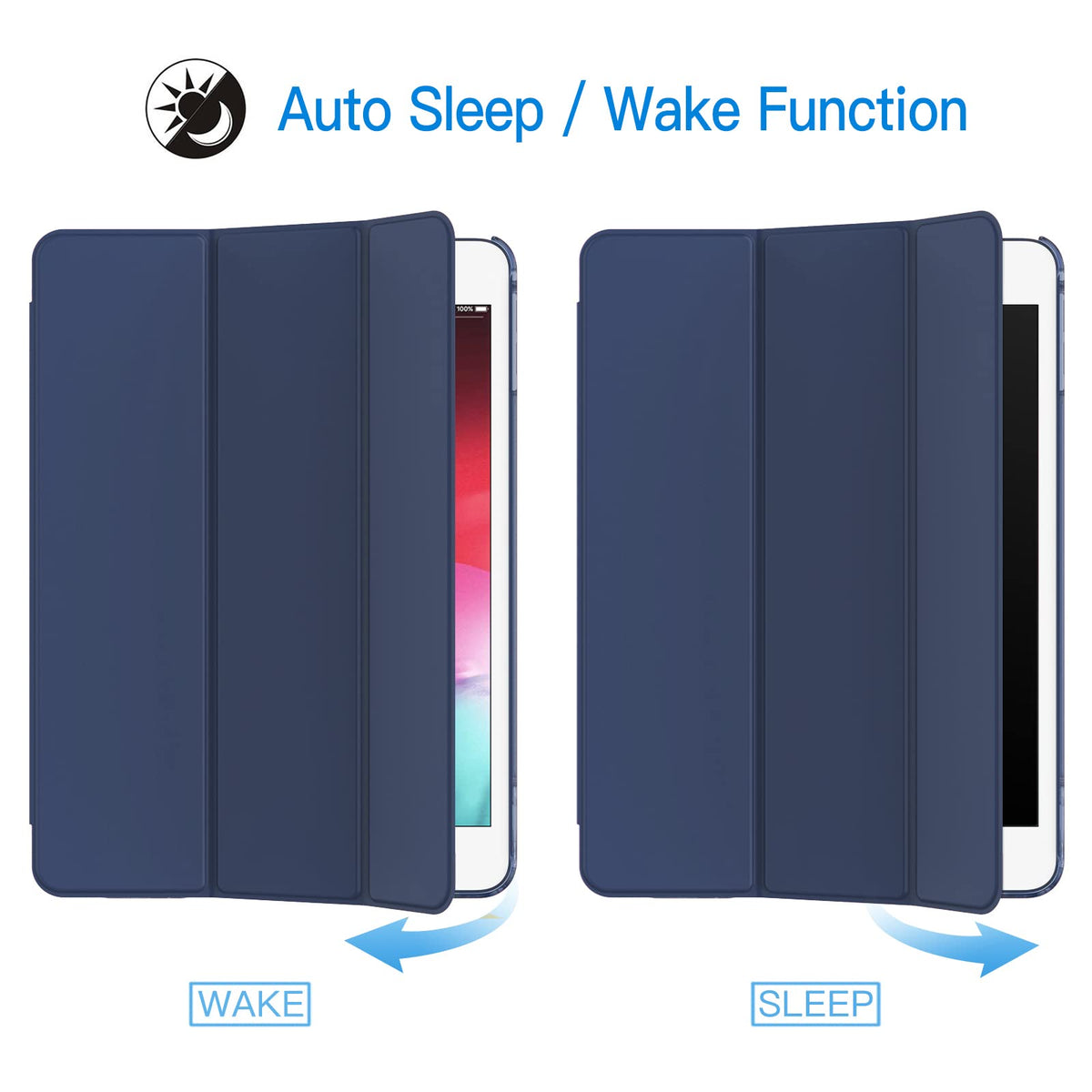 JETech Case for iPad mini 5 (2019 Model 5th Generation), Smart Cover with Auto Sleep/Wake (Black)