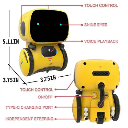 98K Robot Toys for Girls and Boys Rechargeable, Touch and Voice Control Robots Interactive Talking Smart Partner and Teacher with Singing, Dancing, STEM Toy Gifts for Kids Age 3 and Up