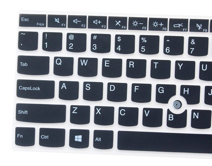 Silicone Keyboard Skin Compatible for 2021 Lenovo ThinkPad X1 Carbon Gen 9 Laptop 14", 2021 Thinkpad X1 Yoga 14", 2021 Thinkpad X1 Yoga Gen 6 14" Laptop (NOT Fit 2020-2017 release old Versions) (Black