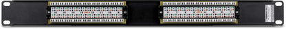 TRENDnet 16-Port Cat6 Unshielded Patch Panel,Rackmount, 1U 19", Cat3,Cat4,Cat5,Cat5e,Cat6 Compatible, 250Mhz Connection, Ideal for Copper Gigabit Ethernet Connections, Black, TC-P16C6