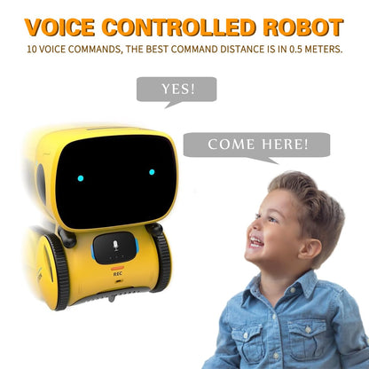 98K Robot Toys for Girls and Boys Rechargeable, Touch and Voice Control Robots Interactive Talking Smart Partner and Teacher with Singing, Dancing, STEM Toy Gifts for Kids Age 3 and Up