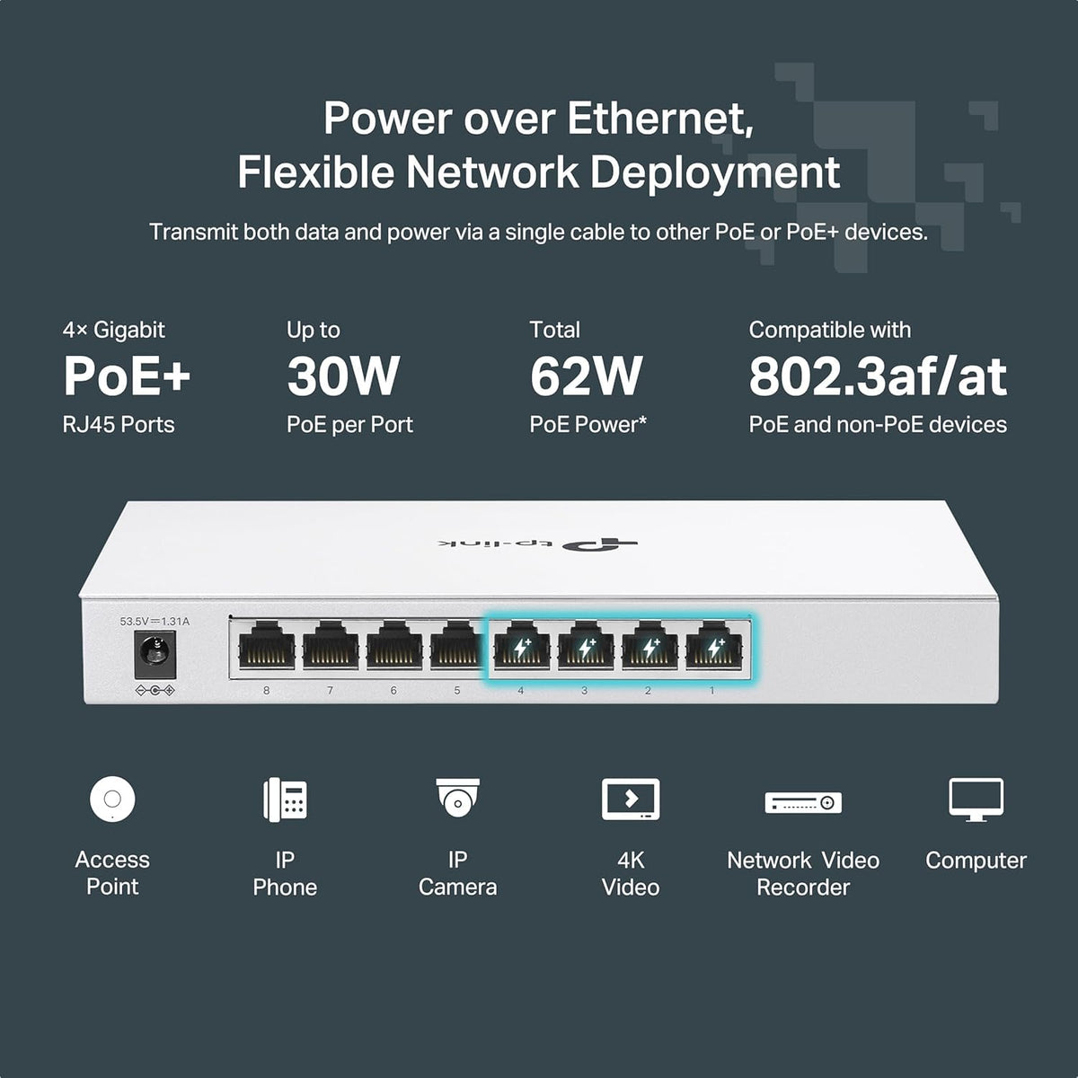 TP-Link TL-SG108S 8 Port Gigabit Ethernet Switch | Desktop/Wall-Mount | Plug & Play | Fanless | Sturdy Metal | 3 Year Manufacturer Warranty | 802.1p/DSCP QoS & IGMP Snooping | Compact Design