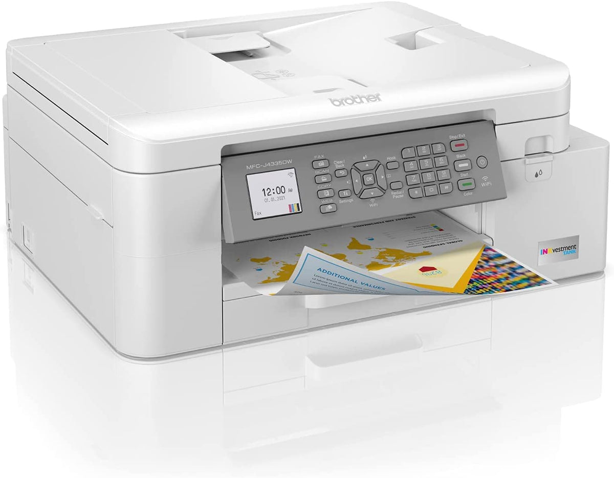 Brother INKvestment 4355 Wireless Color Inkjet All-in-One Printer with 1.8” Color Display and Manual Feed Slot | Includes Refresh Subscription Trial(1) (MFC-J4355DW)