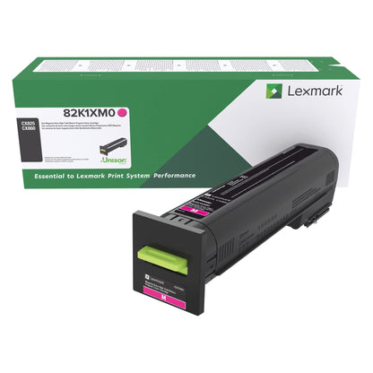 Lexmark 82K1XY0 CX825, CX860 Yellow Extra High Yield Return Program Cartridge Toner
