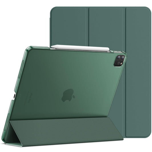 JETech Case for iPad Pro 12.9-Inch (2020/2018 Model, 4th/3rd Generation), Compatible with Pencil, Cover Auto Wake/Sleep (Black)