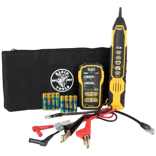 Klein Tools VDV500-820 Wire Tracer Tone Generator and Probe Kit Continuity Tester for Ethernet, Telephone, Speaker, Coax, Video, and Data Cables, RJ45, RJ11, RJ12
