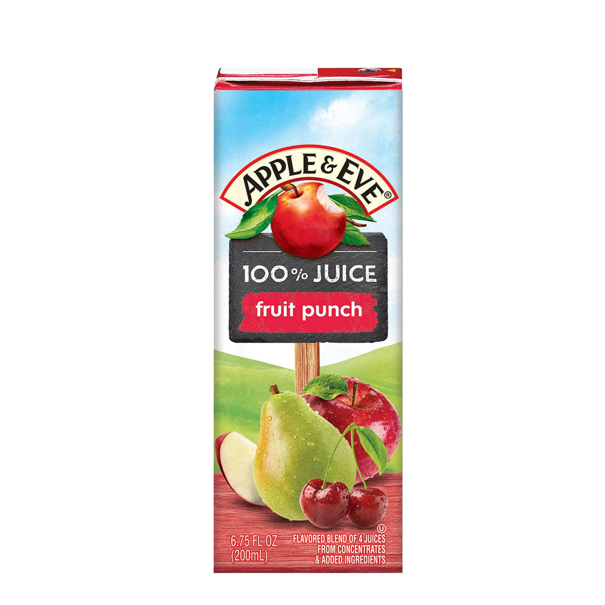 Apple & Eve 100% Juice Variety Pack | Apple, Very Berry & Fruit Punch Flavors | 6.75oz Juice Boxes, 36 Count (2 Packs of 36)