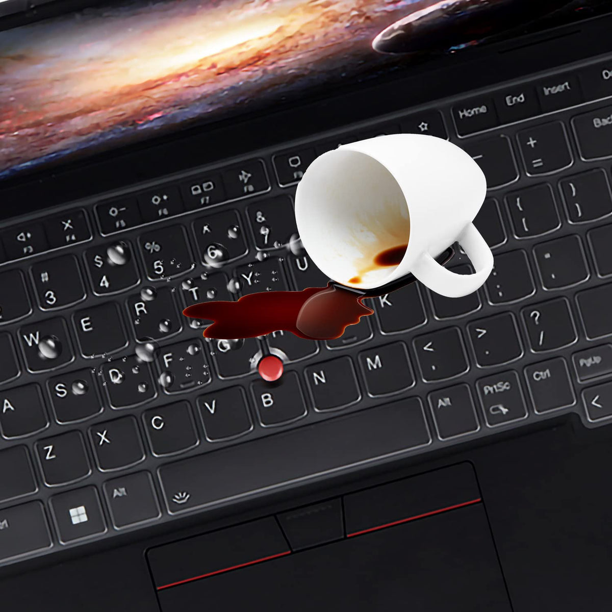 Keyboard Cover for Lenovo Thinkpad x1 Carbon Gen 11/10 14", ThinkPad T14 T14s L14 P14s Gen 4/Gen 3, ThinkPad X1 Yoga Gen 8/7, ThinkPad E14 Gen 6/5 (Not Fit T14 L14 P14s Gen 6/5/2/1, E14 Gen 7/4/3)