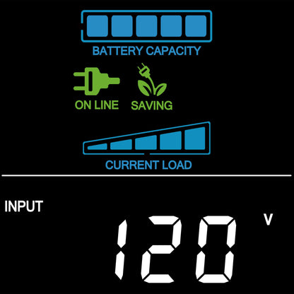 CyberPower CP1500PFCLCD PFC Sinewave UPS Battery Backup and Surge Protector, 1500VA/1000W, 12 Outlets, AVR, Mini Tower, UL Certified