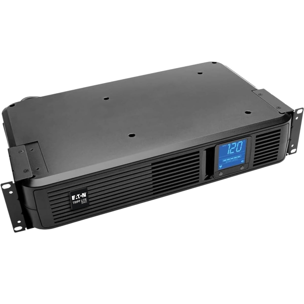 Tripp Lite SMART1500LCD 1500VA Rack Mount UPS Battery Backup, 900W, 8 Outlets, PWM Sine Wave, Short Depth 2U Rackmount UPS, AVR, LCD Screen