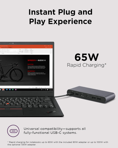 Lenovo USA Lenovo ThinkPad USB-C Dock Gen 2 (40AS0090US)