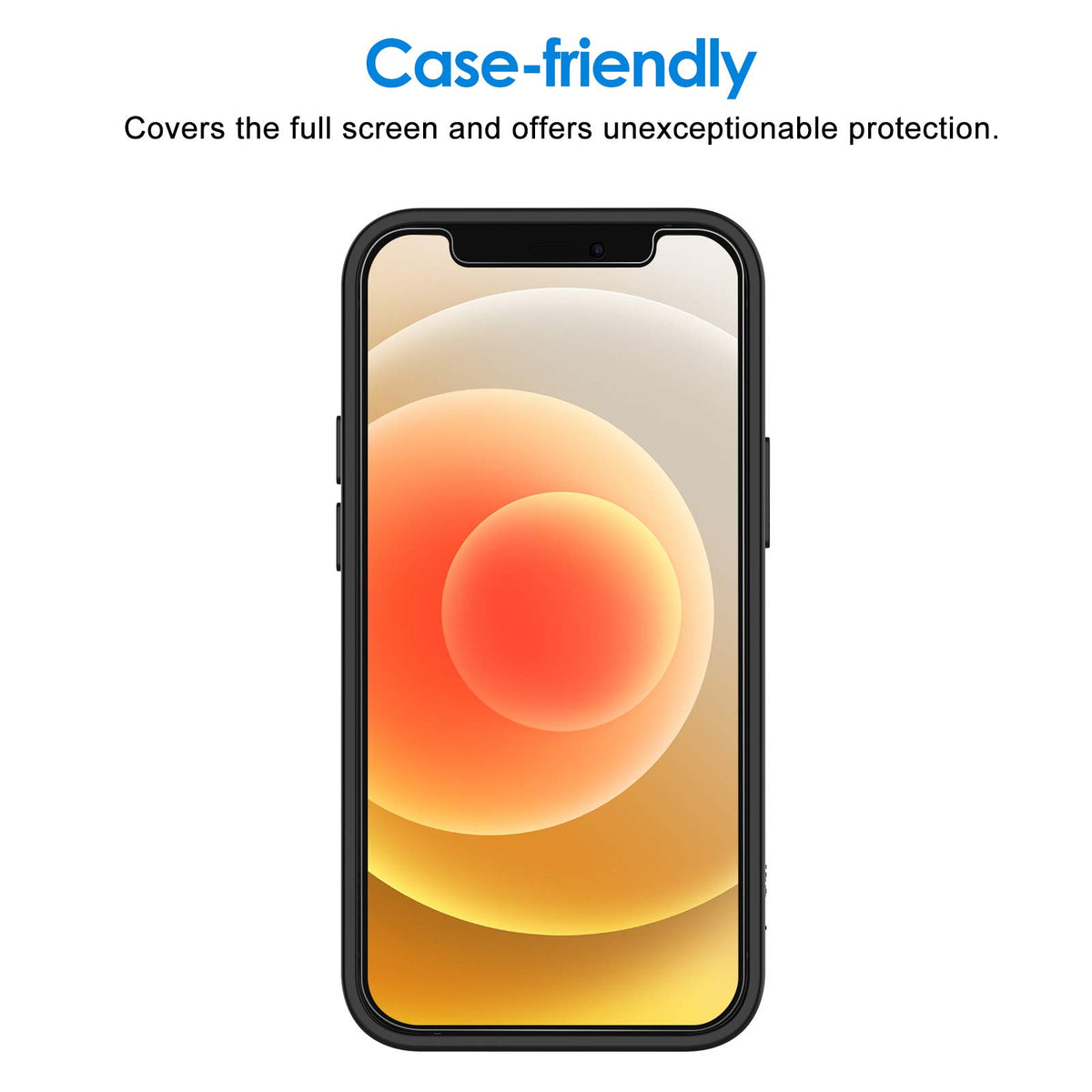 JETech Screen Protector for iPhone 8 Plus and iPhone 7 Plus 5.5-Inch, Tempered Glass Film, 2-Pack