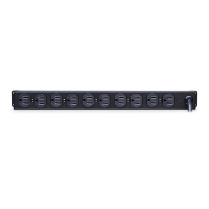CyberPower CPS1215RMS Surge Protector, 120V/15A, 12 Outlets, 15 ft Power Cord, 1U Rackmount