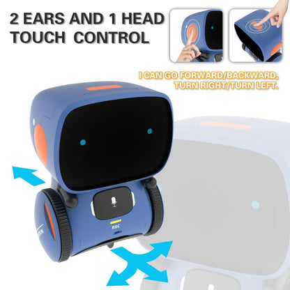 98K Robot Toys for Girls and Boys Rechargeable, Touch and Voice Control Robots Interactive Talking Smart Partner and Teacher with Singing, Dancing, STEM Toy Gifts for Kids Age 3 and Up