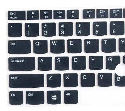 Silicone Keyboard Skin Compatible for 2021 Lenovo ThinkPad X1 Carbon Gen 9 Laptop 14", 2021 Thinkpad X1 Yoga 14", 2021 Thinkpad X1 Yoga Gen 6 14" Laptop (NOT Fit 2020-2017 release old Versions) (Black