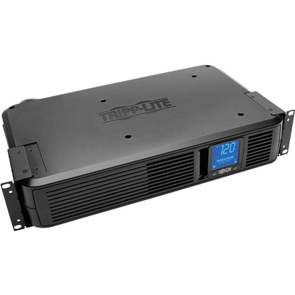 Tripp Lite SMART1500LCD 1500VA Rack Mount UPS Battery Backup, 900W, 8 Outlets, PWM Sine Wave, Short Depth 2U Rackmount UPS, AVR, LCD Screen