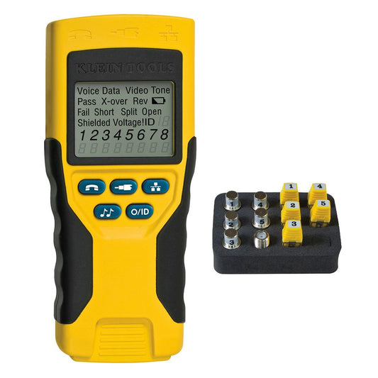 Klein Tools VDV501-823 Cable Tester, VDV Scout Pro 2 Traces and Tests Coax, Data, Telephone Cable with Remotes