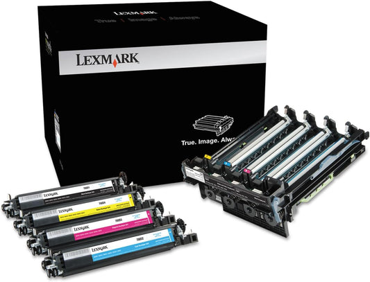 Lexmark 70C0Z50 Imaging Kit, Black/Tri-Color - in Retail Packaging