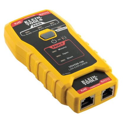 Klein Tools VDV526-100 Network LAN Cable Tester, VDV Tester, LAN Explorer with Remote