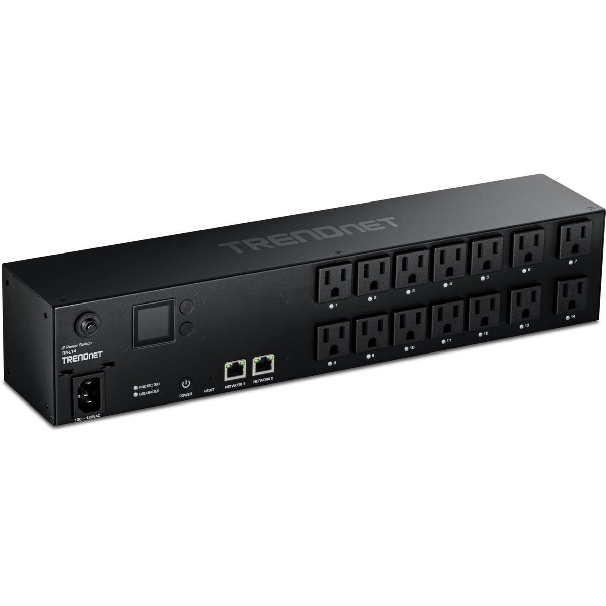 TRENDnet 24-Port Cat6 Unshielded Patch Panel, Wallmount or Rackmount, Compatible with Cat3,4,5,5e,6 Cabling, for Ethernet, Fast Ethernet, Gigabit Applications, Black, TC-P24C6 (Pack of 1)