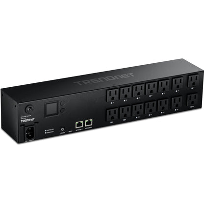 TRENDnet 24-Port Cat6 Unshielded Patch Panel, Wallmount or Rackmount, Compatible with Cat3,4,5,5e,6 Cabling, for Ethernet, Fast Ethernet, Gigabit Applications, Black, TC-P24C6 (Pack of 1)