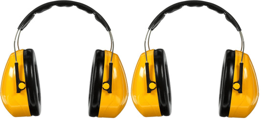 3M PELTOR Optime 98 Earmuffs H9A, Over-the-Head, Yellow