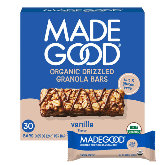 MadeGood Chocolate Lovers Variety Pack, Granola Bars, Morning Bars & Drizzled Birthday Cake Bars