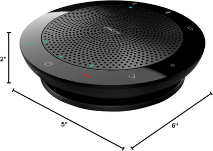 Jabra Speak 510 UC Wireless Bluetooth Speakerphone – Outstanding Sound Quality, Portable Conference Speaker for Holding Meetings Anywhere - Certified for Zoom & Google Meet