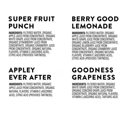 Honest Kid Organic Juice Drink Variety Pack, Assorted Flavors, 6 fl oz Boxes, Lunchbox Snacks & On-The-Go Drinks, 38 Count