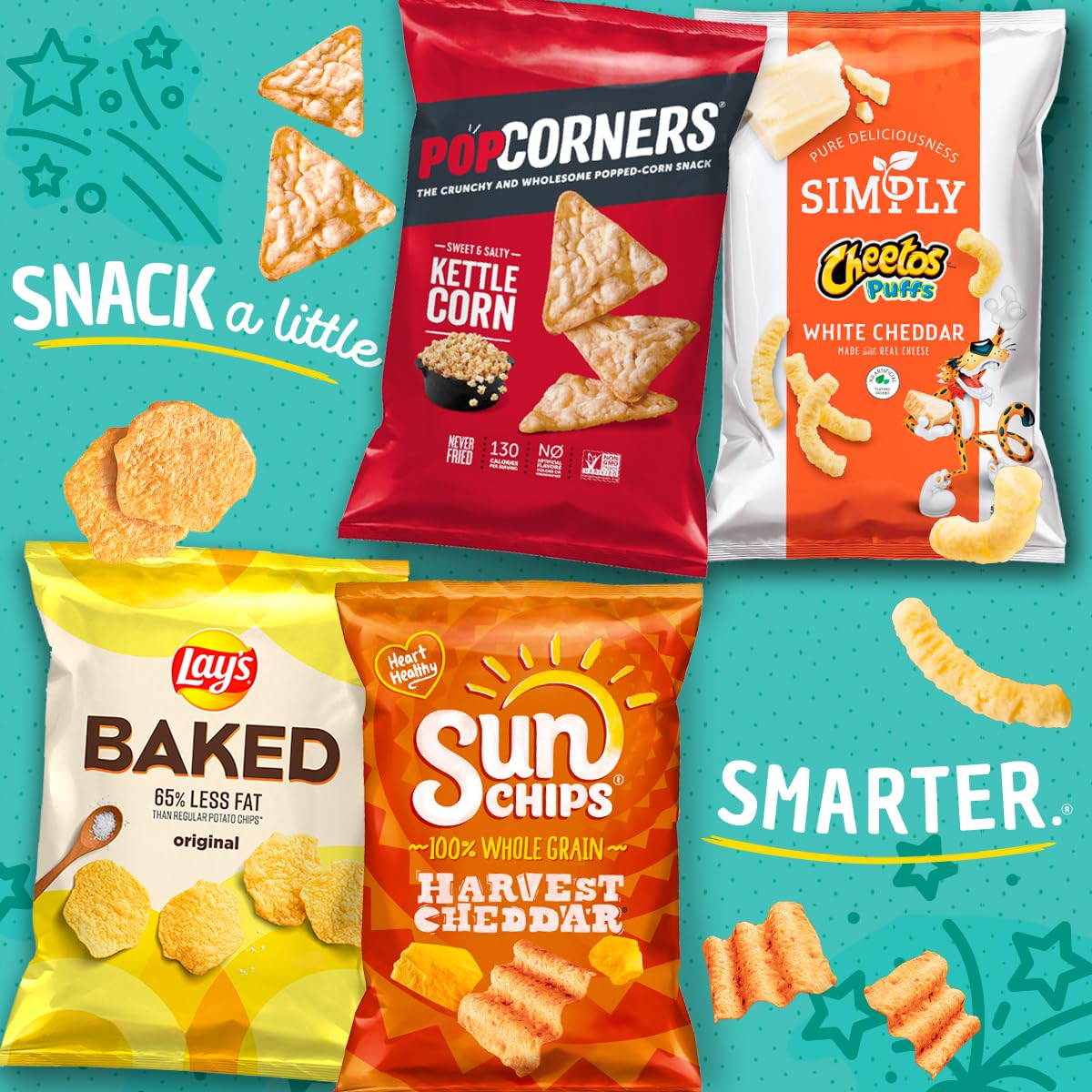 Frito-Lay Ultimate Smart Care Package 2.0, Variety Assortment of Snacks (Pack of 40)