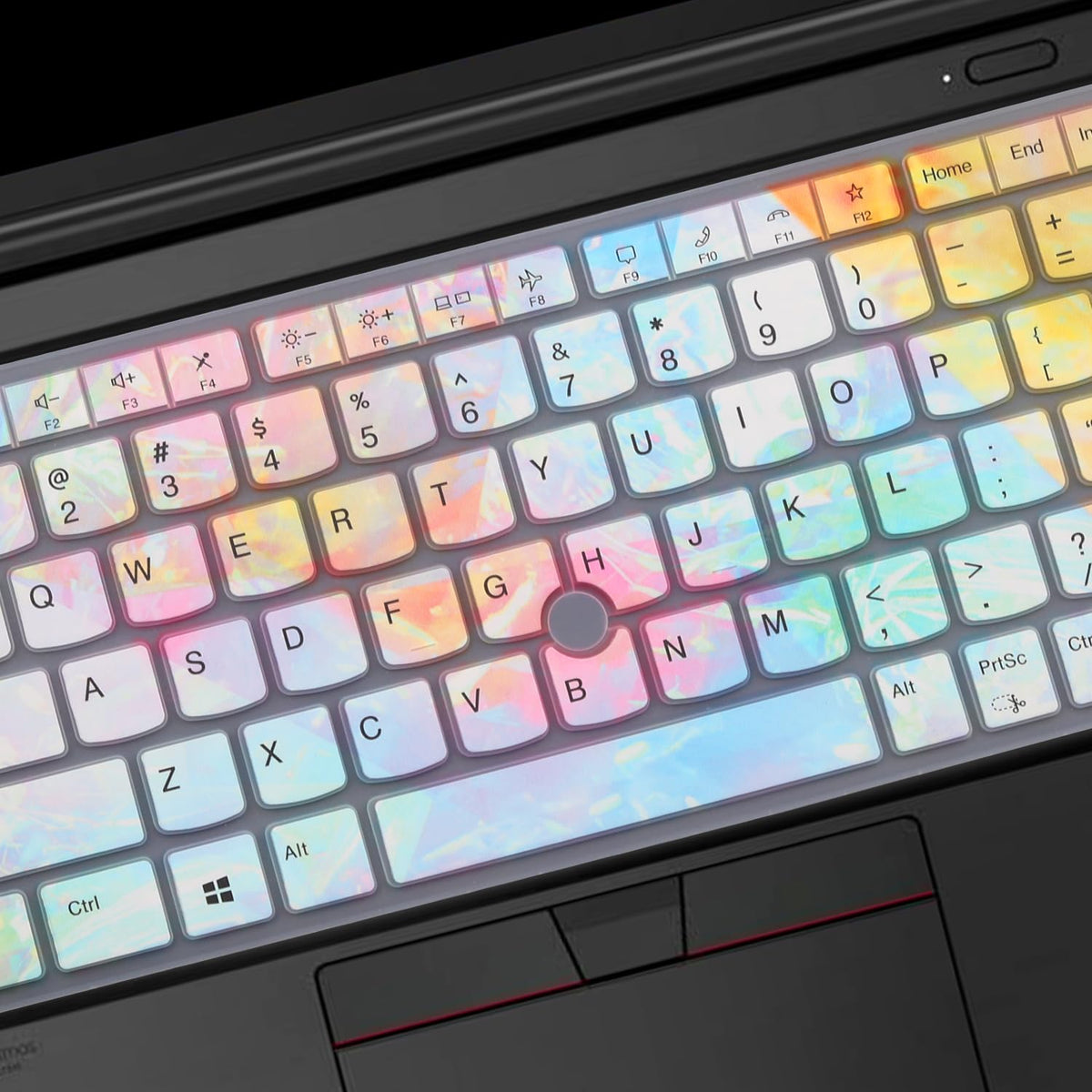 Keyboard Cover for Lenovo Thinkpad x1 Carbon Gen 11/10 14", ThinkPad X1 Yoga Gen 8/7, ThinkPad T14 T14s L14 P14s Gen 4/3, Thinkpad E14 Gen 6/5 (Not Fit T14 L14 P14s Gen 6/5/3/2/1, E14 Gen 7)-Black